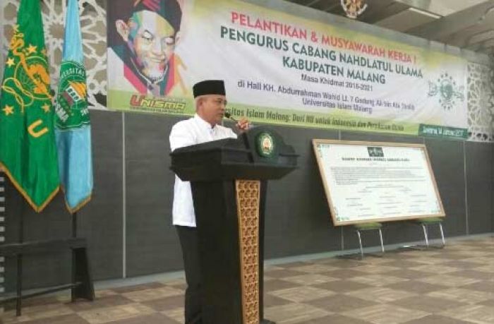 Umar Usman Resmi Dilantik sebagai Ketua PCNU Kabupaten Malang