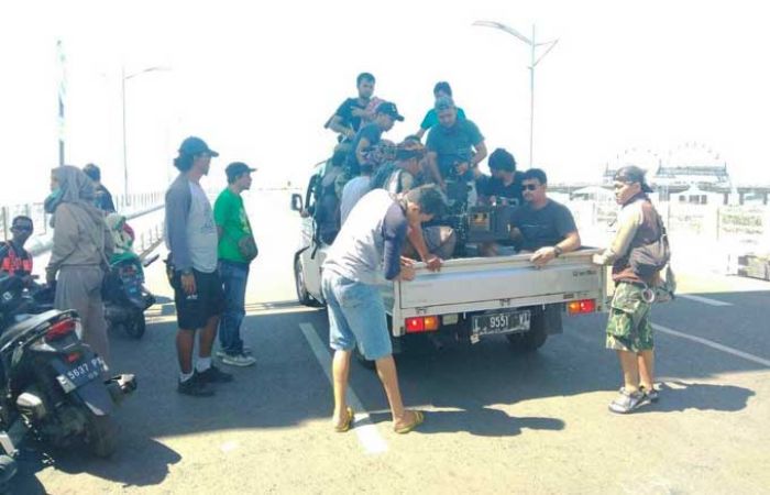 Jembatan Suroboyo Disterilkan, Jadi Ajang Syuting Film Matadewa