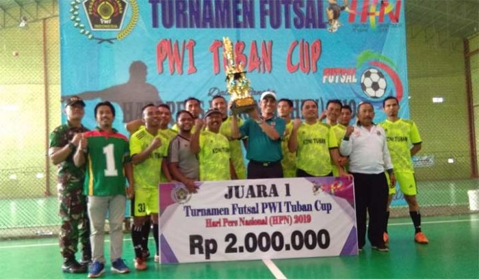 Turnamen Futsal PWI Tuban Berakhir, Berikut Daftar Juaranya