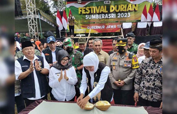 Bupati Blitar dan Gubernur Khofifah Kompak Dukung Pengembangan Potensi Durian di Desa Sumberasri Bupati Blitar dan Gubernur Khofifah Kompak Dukung Pengembangan Potensi Durian di Desa Sumberasri