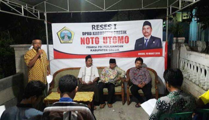 Reses Noto Utomo Banjir Keluhan Masyarakat