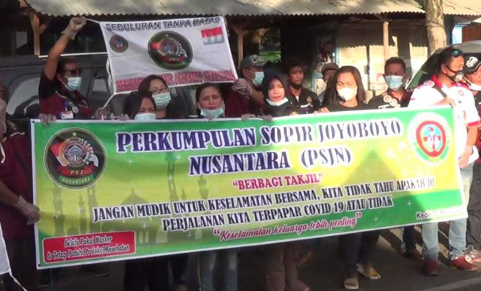 Paguyuban Sopir di Kediri Dukung Warga Tidak Mudik Paguyuban Sopir di Kediri Dukung Warga Tidak Mudik