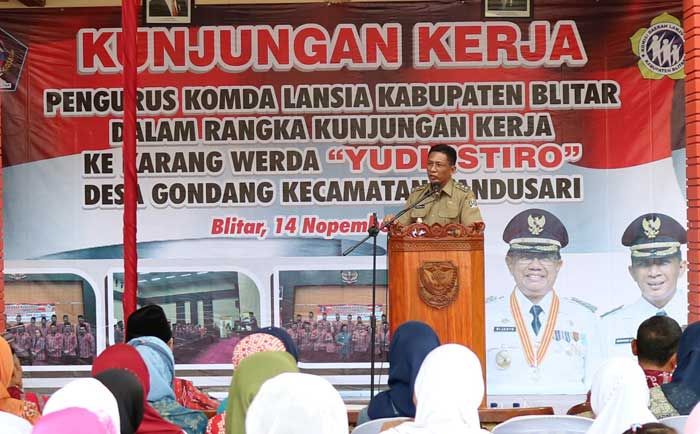 Wabup Blitar Pimpin Kunjungan Komda Lansia ke Karang Werda Desa Gondang Wabup Blitar Pimpin Kunjungan Komda Lansia ke Karang Werda Desa Gondang