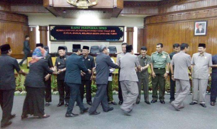 DPRD Tuban Gelar Halal Bihalal Sekaligus Paripurna Penyampaian Nota Penjelasan P-APBD 2016