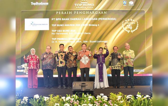 Bupati Lamongan Raih Top Pembina BUMD 2026