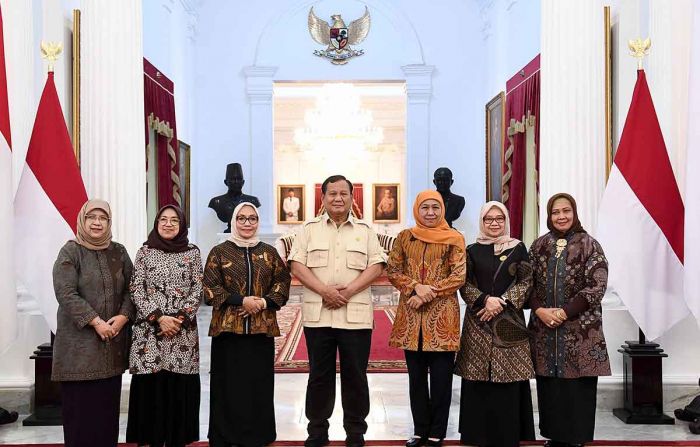 Silaturahmi Jelang Kongres XVIII Muslimat NU, Khofifah Puji Presiden Prabowo Silaturahmi Jelang Kongres XVIII Muslimat NU, Khofifah Puji Presiden Prabowo