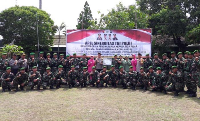 Polres-Kodim Gresik Kompak Gelar Syukuran atas Diraihnya Penghargaan dari Menpan-RB