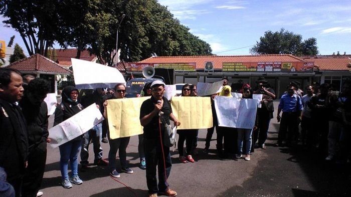 ​Pedal Tuntut Dindik Kota Madiun Tanggung Jawab Nasib Kasek SD dan SMP 