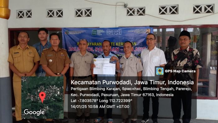 Kantah Pasuruan Laksanakan Pembayaran Ganti Rugi Jalan Tol Pandaan-Malang Kepada Warga Terdampak Kantah Pasuruan Laksanakan Pembayaran Ganti Rugi Jalan Tol Pandaan-Malang Kepada Warga Terdampak