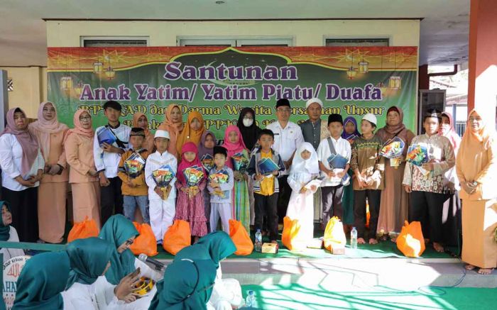 Santuni Anak Yatim Piatu, BPPKAD Kota Kediri Ingin Tumbuhkan Rasa Syukur dan Kepedulian pada Sesama