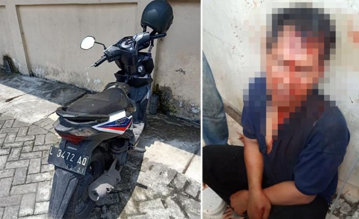 Maling Motor di Gedangan Babak Belur Dimassa Maling Motor di Gedangan Babak Belur Dimassa
