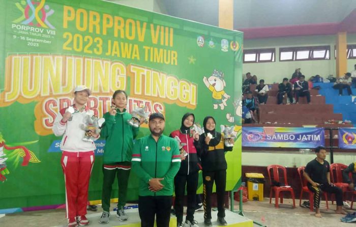 Sabet 9 Medali Sekaligus, Kontingen Bangkalan Jadi Juara Umum Cabor Sambo di Porprov Jatim 2023