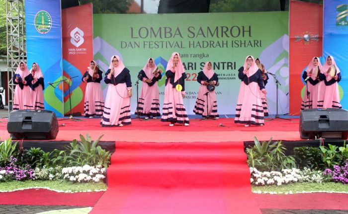 Peringati Hari Santri Sekaligus Lestarikan Budaya, Pemkot Pasuruan Gelar Lomba Samroh Peringati Hari Santri Sekaligus Lestarikan Budaya, Pemkot Pasuruan Gelar Lomba Samroh