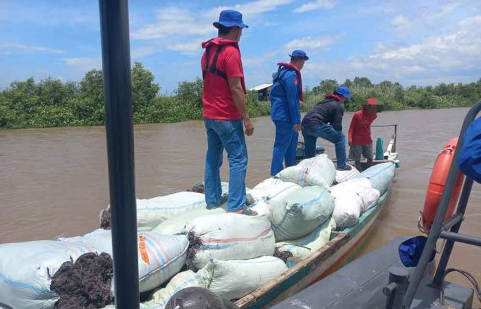Cegah Nelayan Gunakan Bom, Polairud Polresta Sidoarjo Laksanakan Patroli Perairan