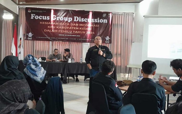 KPU Kediri Gelar FGD Kesiapan Data dan Informasi Dalam Pelaksanaan Pemilu 2024