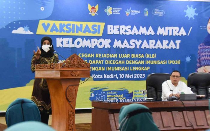 Ketua TP PKK Kota Kediri Ingin Capaian dan Kesadaran Imunisasi Masyarakat Semakin Tinggi Ketua TP PKK Kota Kediri Ingin Capaian dan Kesadaran Imunisasi Masyarakat Semakin Tinggi