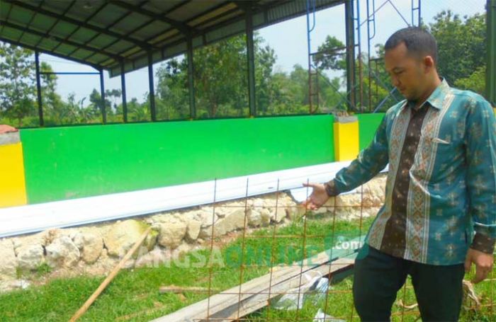 Proyek Lapangan Futsal Senilai Rp 1 Miliar di Wonokerto Mangkrak Ditelantarkan Kontraktor