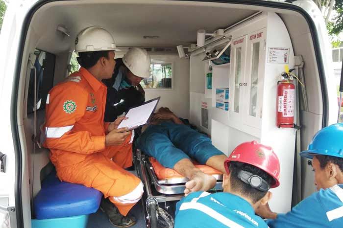 Jatuh dari Lantai Dua, Pekerja PLTU Tuban Kritis Jatuh dari Lantai Dua, Pekerja PLTU Tuban Kritis