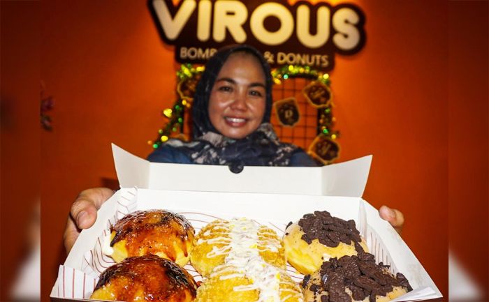 Berkat Kreasi Roti Bomboloni dan Donat, Ibu di Sidoarjo Kebanjiran Orderan Hampers Lebaran