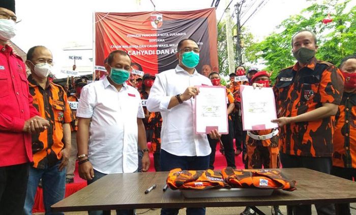 Pemuda Pancasila Dukung Eri-Armuji di Pilkada Surabaya Pemuda Pancasila Dukung Eri-Armuji di Pilkada Surabaya