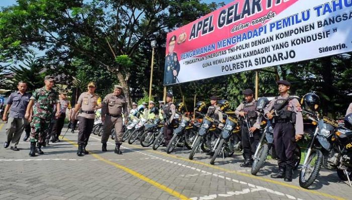 Sinergitas TNI-Polri bersama Komponen Bangsa Lainnya Guna Pemilu 2019 Aman dan Kondusif