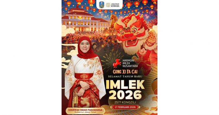 Peringati Imlek 2577 Kongzili, Gubernur Khofifah Ajak Warga Jatim Perkuat Toleransi dan Persatuan