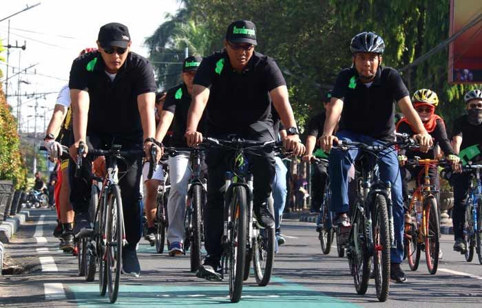 Wali Kota Kediri Launching Rute Aman Selamat Sekolah