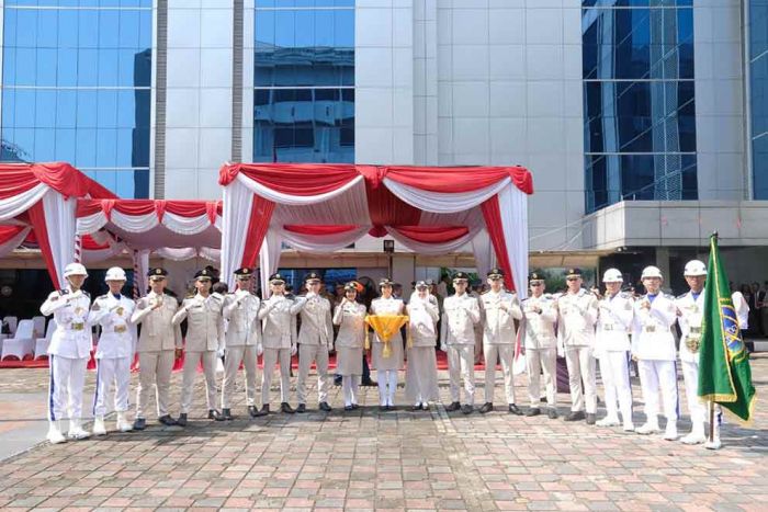 Kementerian ATR/BPN Libatkan Taruna/i STPN dalam Upacara Hantaru 2025