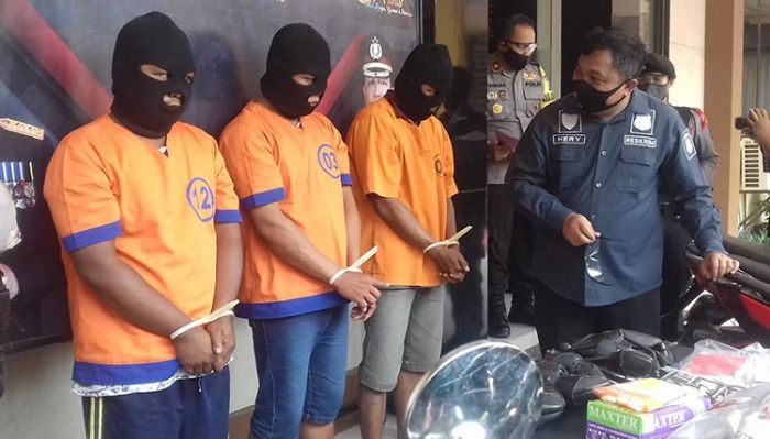 Polres Probolinggo Kota Tangkap Pelaku Curanmor dan Penadah Polres Probolinggo Kota Tangkap Pelaku Curanmor dan Penadah