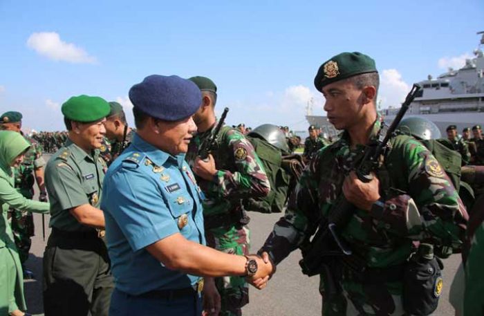 Kasarmatim Sambut Kedatangan Satgas Ops Tinombala Kasarmatim Sambut Kedatangan Satgas Ops Tinombala