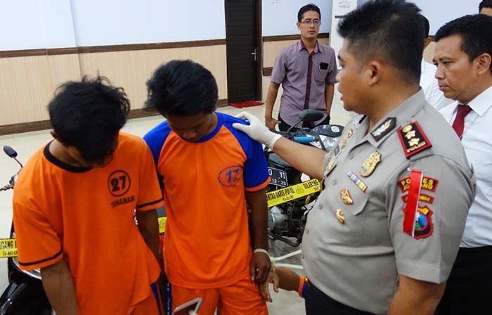Empat Pelaku Pencurian Motor di Jombang Dibekuk Polisi