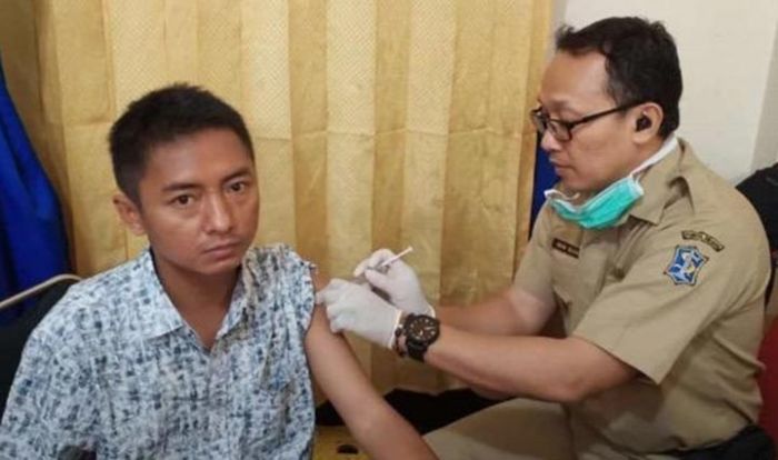 Peduli Kesehatan Wartawan, Pemkot Surabaya Gelar Medical Check Up dan Pemberian Vaksin Influenza