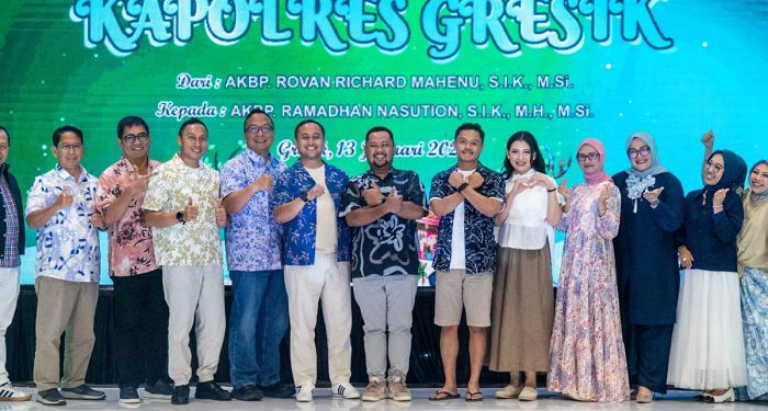 Sambut Kapolres Baru, Bupati Gresik Apresiasi Dedikasi AKBP Rovan
