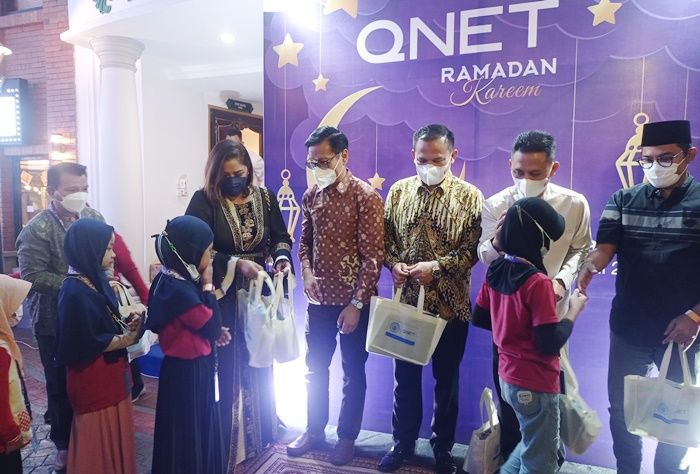 QNET Ajak 100 Anak Yatim Bukber di KidZania Surabaya