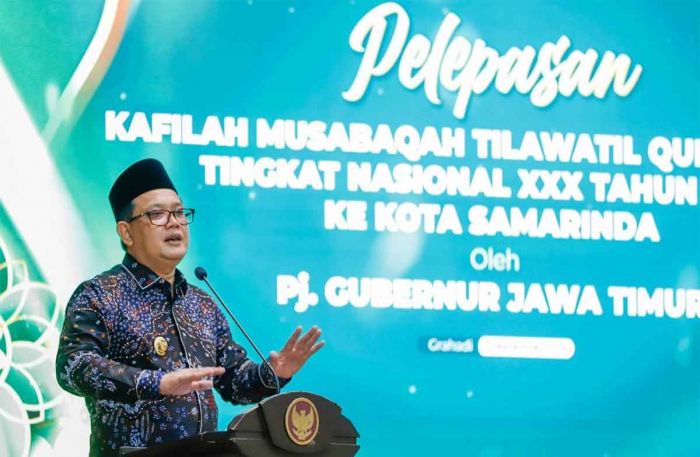 Lepas Kafilah MTQ XXX Samarinda, Adhy Karyono Optimistis Jawa Timur Pertahankan Juara Umum Lepas Kafilah MTQ XXX Samarinda, Adhy Karyono Optimistis Jawa Timur Pertahankan Juara Umum