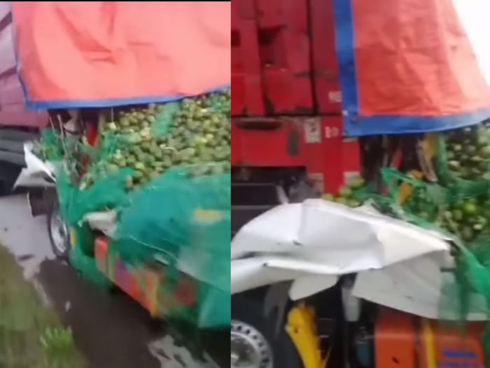 Tabrak Truk Tronton di Tol Ngawi, Sopir Pikap Meninggal Tabrak Truk Tronton di Tol Ngawi, Sopir Pikap Meninggal