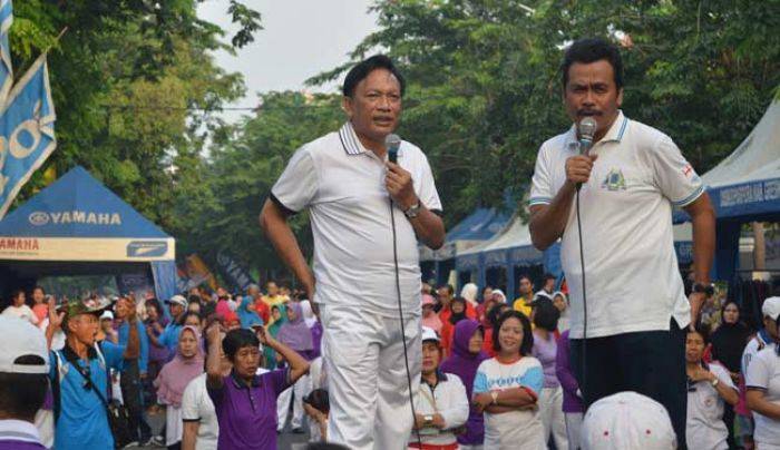 Ribuan Warga Jatim Ramaikan Gebyar Senam Porpi