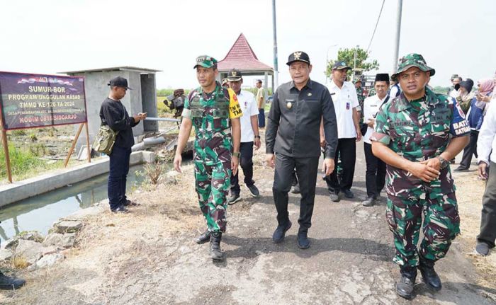 Tim Wasev Mabesad Tinjau Lokasi TMMD ke-120 Sidoarjo