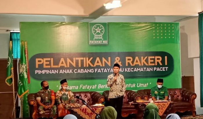 Gus Barra Hadiri Pelantikan dan Raker PAC Fatayat NU Pacet