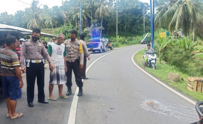 Truk vs Sepeda Motor di Pegantenan Pamekasan, Dua Tewas