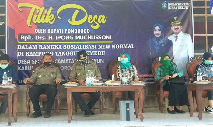 Tilik Desa, Kades Selur Berharap Pembangunan Terus Dilakukan Pemkab Ponorogo