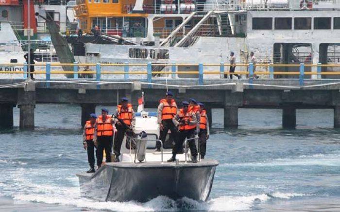 Sidang Umum Interpol di Bali, Polair Sisir Selat Bali Sidang Umum Interpol di Bali, Polair Sisir Selat Bali