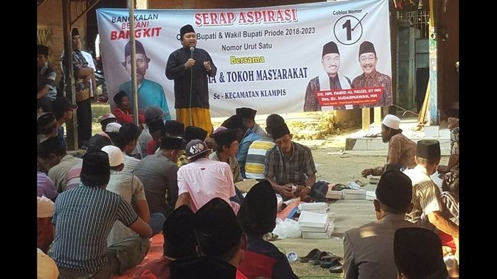Blusukan ke Klampis Bangkalan, Farid Mantapkan 270 Relawan Blusukan ke Klampis Bangkalan, Farid Mantapkan 270 Relawan