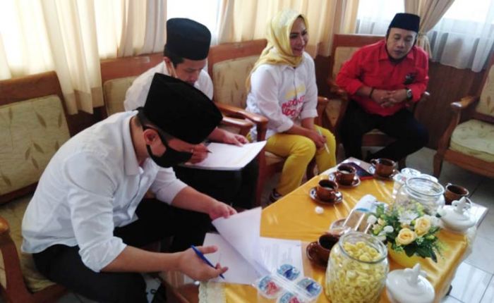 Berebut Rekom dari Golkar, Arifin-Syah Vs Alfan-Zaenal Berebut Rekom dari Golkar, Arifin-Syah Vs Alfan-Zaenal