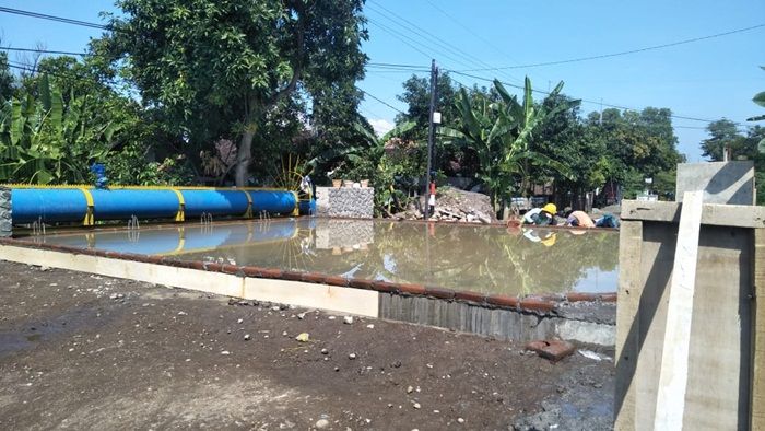 Rehab Jembatan Klampisrejo Pasuruan Masuki Tahap Pengecoran Rehab Jembatan Klampisrejo Pasuruan Masuki Tahap Pengecoran