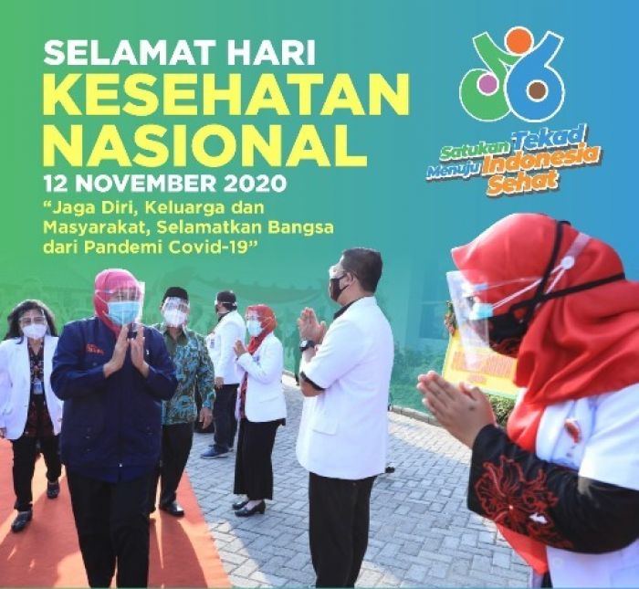 Hari Kesehatan Nasional, Gubernur Khofifah: Ayo Bersatu Tuntaskan Krisis, Tetap Patuhi Prokes Hari Kesehatan Nasional, Gubernur Khofifah: Ayo Bersatu Tuntaskan Krisis, Tetap Patuhi Prokes