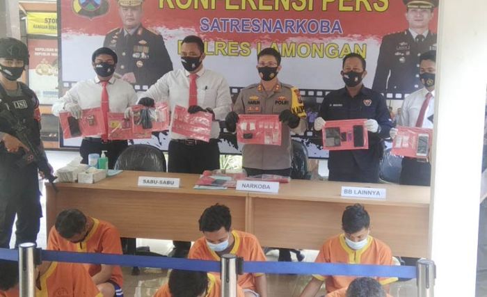 Polres Lamongan Ringkus 7 Tersangka Pengedar Narkoba Polres Lamongan Ringkus 7 Tersangka Pengedar Narkoba