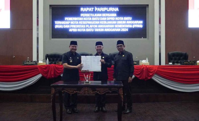 Legislatif-Eksekutif Teken Kesepakatan Perubahan KUA-PPAS APBD Kota Batu TA 2024