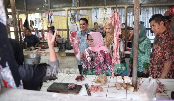 Bupati Jombang Sidak Pasar Tradisional Pantau Harga Kebutuhan Pokok Jelang Lebaran