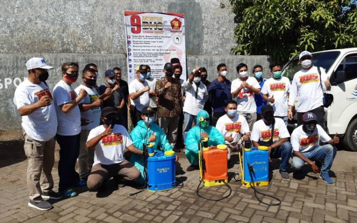 Gelar Baksos Penyemprotan Disinfektan, BHS Ajak Masyarakat Kembali Disiplin Prokes